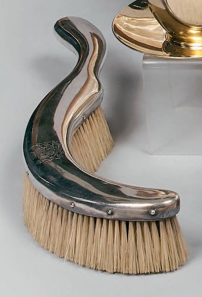 Brush for crumbs collection, the watch in...