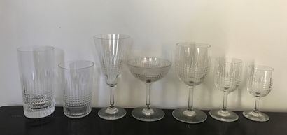 BACCARAT.Modèle NANCY.

Partie de service...