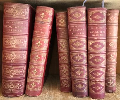 A set of various bound and paperback books,...
