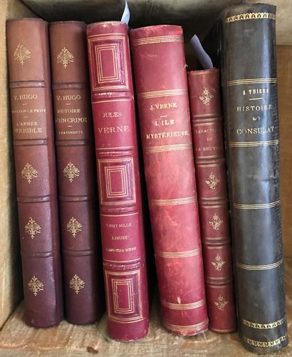 A set of various bound and paperback books,...