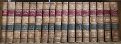 Set of bound books including:

- Henri Martin,...