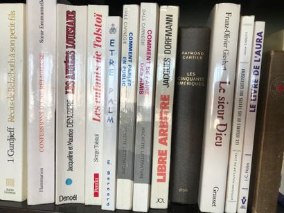 Set of bound books, some in modern serie...