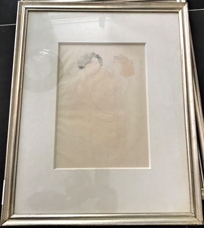 After Auguste RODIN :

Suite of four color...