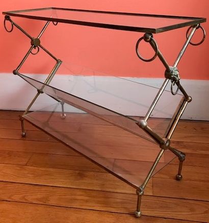 Sofa end forming a magazine rack, the frame...