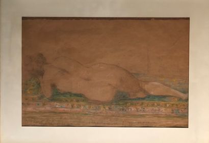 Henry SOMM (1844-1907): MODEL OF A LUNGED...