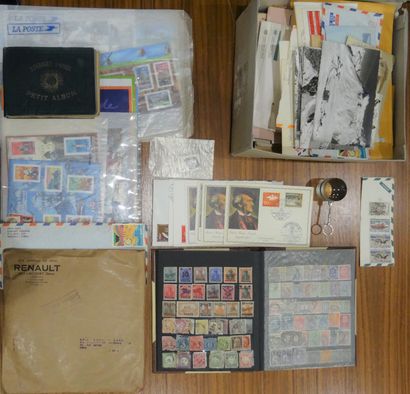 Small set of stamps in album and in bulk.

A...