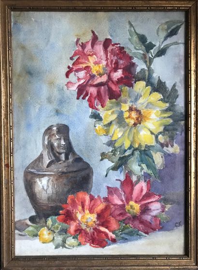 19th century FRENCH SCHOOL: EGYPTIAN POT...