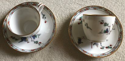 HAVILAND Limoges. Twelve coffee cups and...