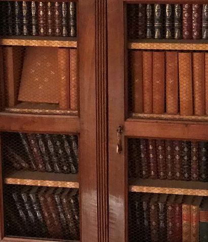 Set of bound books, mostly in modern ser...