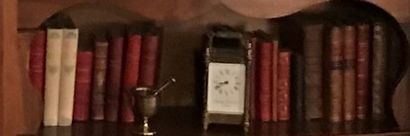 Small set of mismatched bound books.