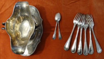 Sauceboat in silver (925), the attachments...