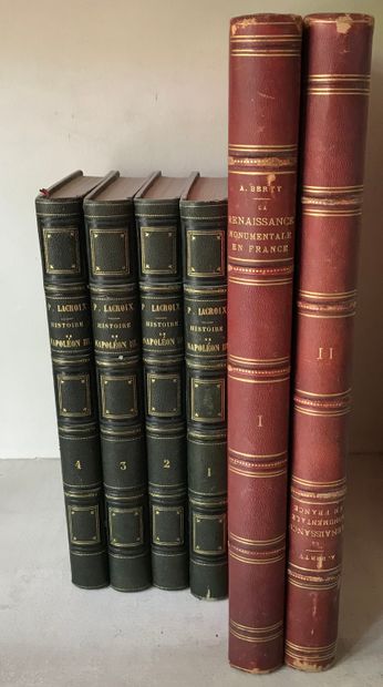 
Suite de vingt-deux volumes reliés, Adolphe...
