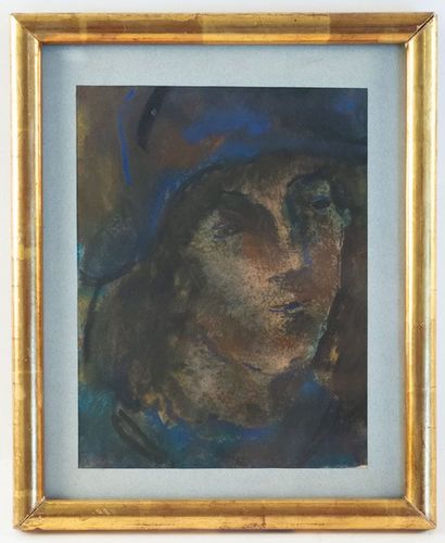Elisabeth-Mary BURGIN (1887-1968) : PORTRAIT...