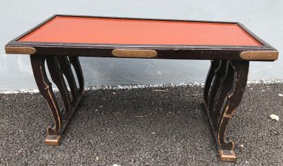 
Table support de cabinet en laque noire...