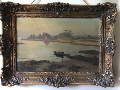 Jacques MARCELIN (XIXe-XXe) : BATEAUX DE...
