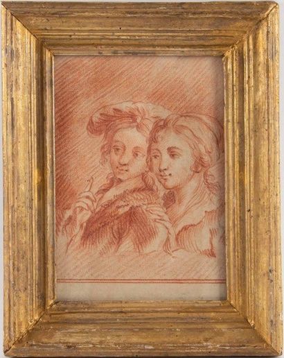 Dans le style du XVIIIe siècle : COUPLE....