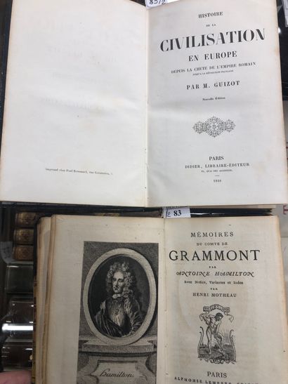 Lot de deux volumes reliés : 

- Antoine...