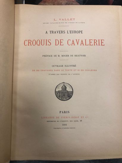 Louis VALLET, À travers l'Europe. Croquis...