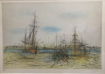 Jean CARZOU (1907-2000) : MARINE.

Lithographie...