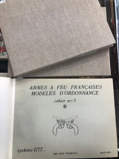 Jean BOUDRIOT, Armes à feu françaises, modèles...