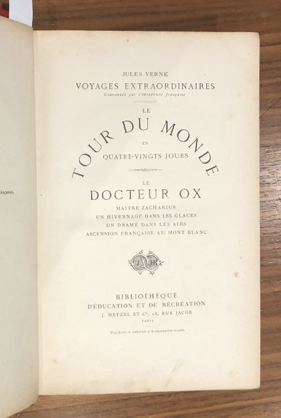 Jules VERNE. THE TOUR OF THE WORLD IN EIGHTY...