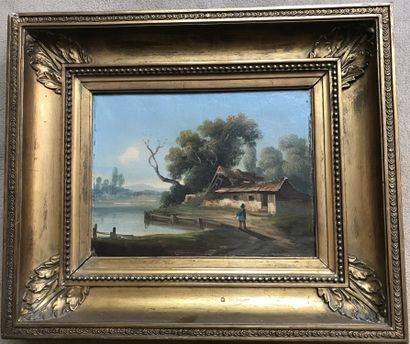 École FRANÇAISE du XIXe siècle : PAYSAGE...