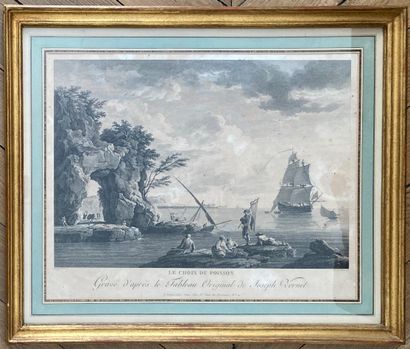 D'après Joseph VERNET : LE CHOIX DU POISSON....