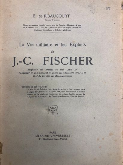 E. de RIBAUCOURT, La vie militaire et les...