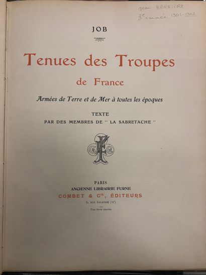 JOB, Tenues des troupes de France, Armées...