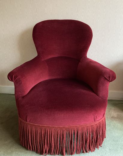 Fauteuil et bergère de forme 