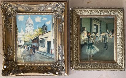 Reproduction sur toile : LES MANGEURS DE...