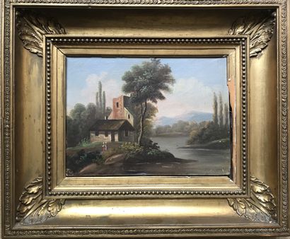 École FRANÇAISE du XIXe siècle : PAYSAGE...