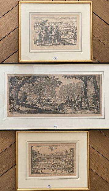 D'après Jacques CALLOT : 

- LA CHASSE. 

-...