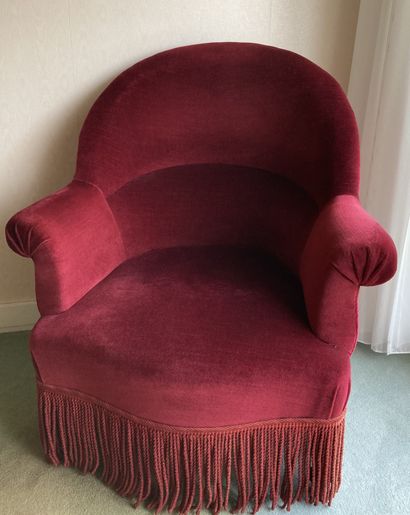 Fauteuil et bergère de forme 