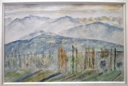 Daniel DOUROUZE (1874-1923) : PAYSAGE DE...