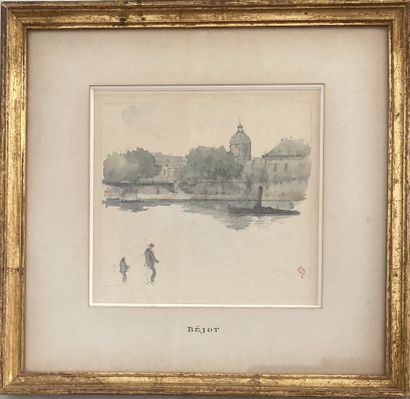 École FRANÇAISE : AU BAL. 

Gravure humoristique...