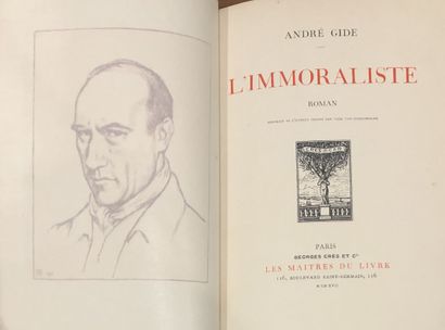 André GIDE. L'IMMORALISTE. Paris, Georges...