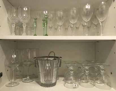 Glassware set: carafes; pitchers; water jugs;...