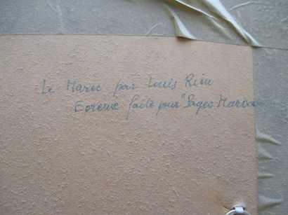 Louis Adolphe RIOU (1893-1958) : LE MAROC....