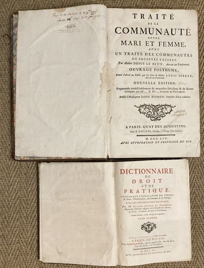 Two volumes:

- Traité de la Communauté entre...