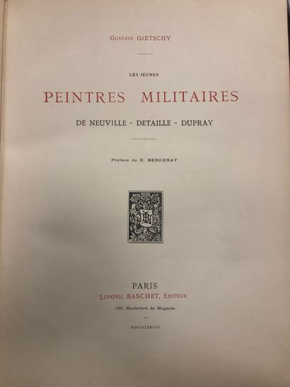 Gustave GOETSCHY, Les jeunes peintres militaires,...