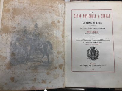 L. LECLERC, La garde Nationale à cheval pendant...
