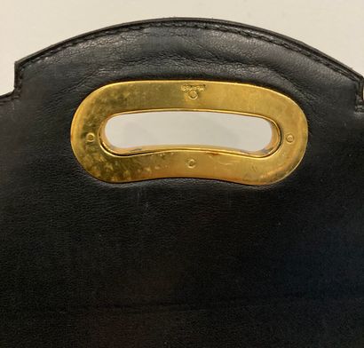 HERMES

Sac en cuir noir.

Modèle 