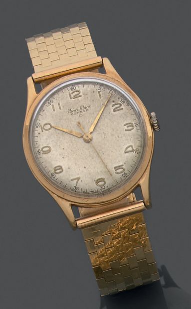 Men's watch in 18K (750) yellow gold, the...