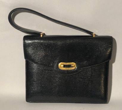 HERMES

Sac en cuir noir.

Modèle 