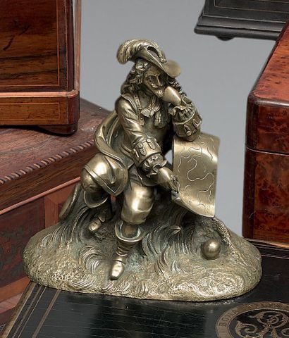Gilt bronze statuette, probably representing...