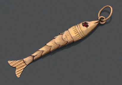 18K (750) yellow gold pendant in the form...