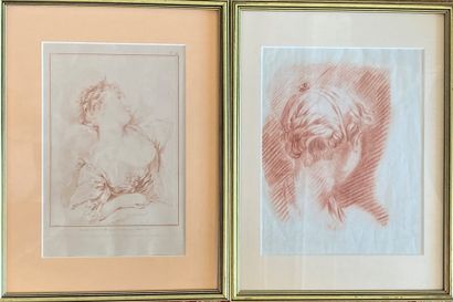 After BOUCHER, BONNET engraver: YOUNG GIRL...