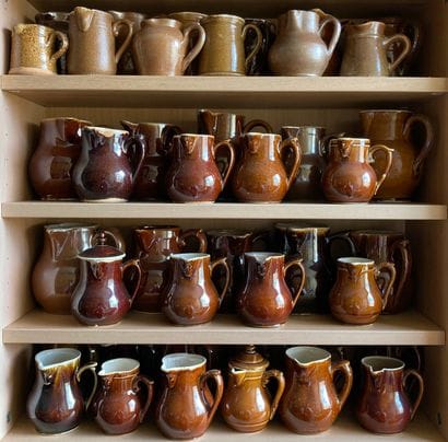 Fort ensemble de pichets, verseuses, pots...