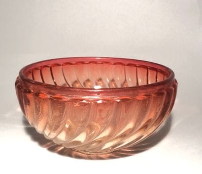Sponge bowl in Baccarat crystal, model 